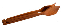 Load image into Gallery viewer, Mahogany Salad Tongs