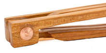 Load image into Gallery viewer, Peach Wood Salad Tongs