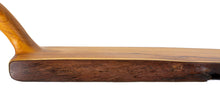 Load image into Gallery viewer, View of live-edge with bark on handle end