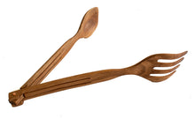 Load image into Gallery viewer, Walnut Salad Tongs